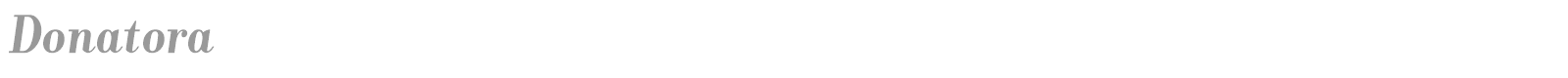 Donatora font preview